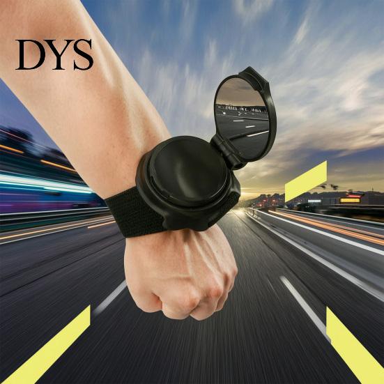 Bicycle Rearview Mirror Bike Wristband 360 Degrees Rotation Adjustable Lightweight Cycling Universal Wrist Rear View Accessories Gift for Cyclists