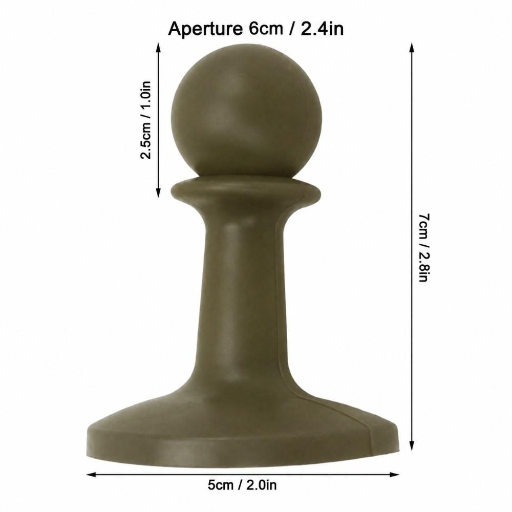 4 Pcs Anti-Static Lightning Protection Cap Stable Firm Pole Tip Protector Camping