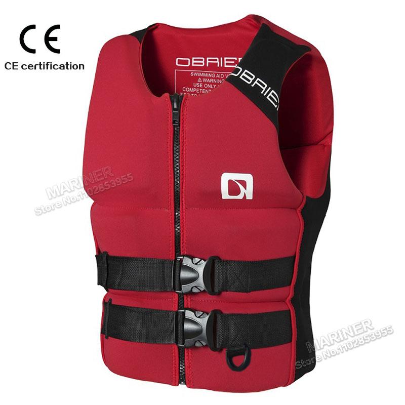 

Рятувальний жилет Wakesurf Comp Vest, сертифікований CE, неопреновий рятувальний жилет для вейк-серфінгу, але чудово підходить для всіх інших водних видів спорту L (Weight-55-65 KG)