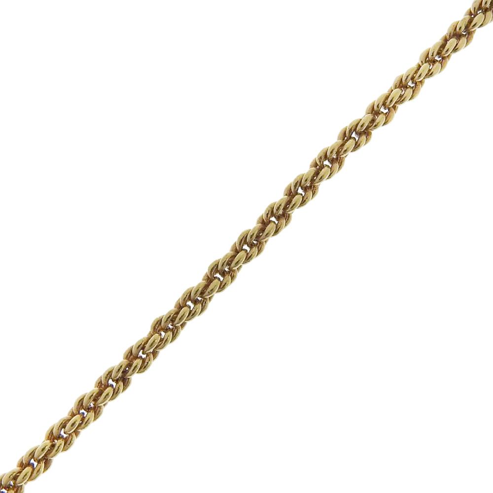 Dior Halskette Vintage Kreis Vergoldet/Strass 29g Damen Gebraucht