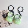 Eco Mini Gummi Pickleball Schläger Schlüsselanhänger - Sportrucksack Anhänger