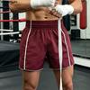 Men Drawstring Elastic Waist Thin Casual Cargo Shorts Sport Gym Pants