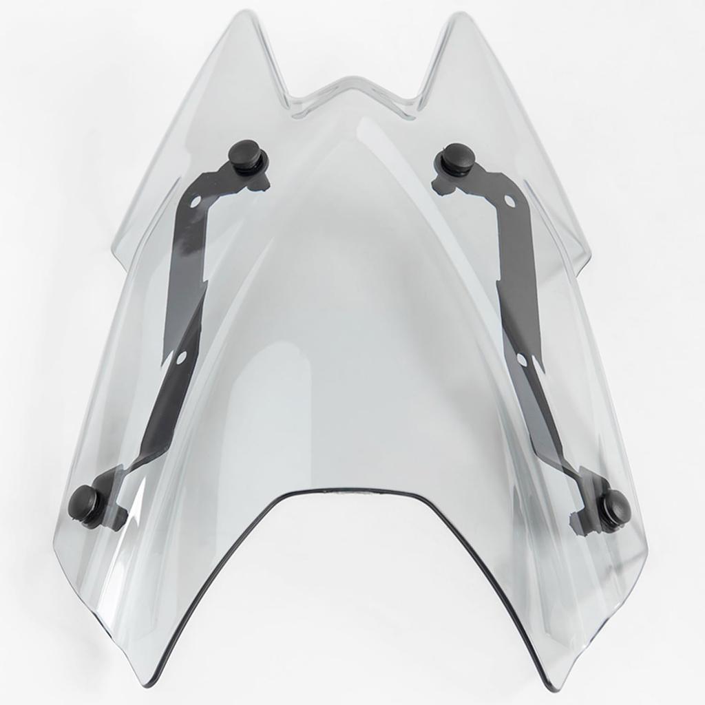 Motorcycle Windshield Double Bubble Windscreen for Z650 Z 650 2020 2021 2022 2023 2024 2025 Flyscreen Screen Visor Deflector, Smoke