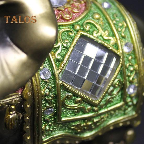 Figurka słonia Żywica Ogród Miniaturowe Rzemiosło Prezent Dekoracja na Pulpit Domu Żywe Miasto Mody Wystrój Domu