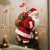 Santa Candy Gifts Gingerbread Self-adhesive Window Stickers Christmas Showcase Home Decoration Stickers.