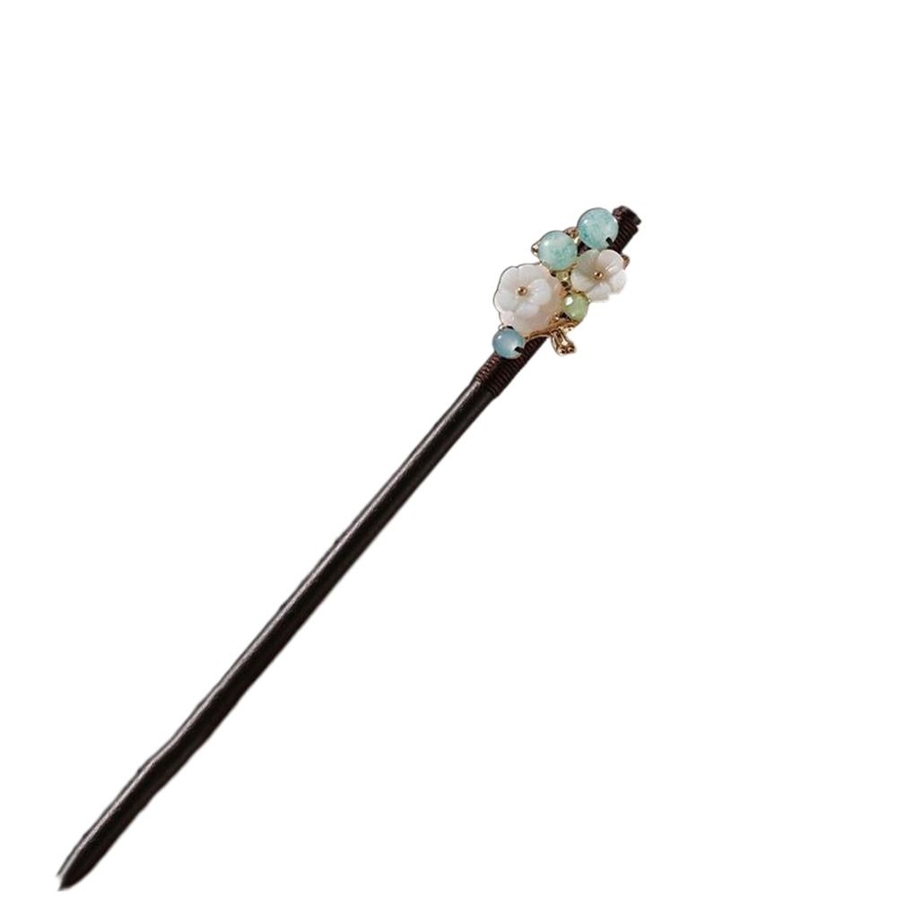 Imitation  For Women Hair Accessories Wooden Hair Fork Flower Hair Sticks Chinese Style Hairpin