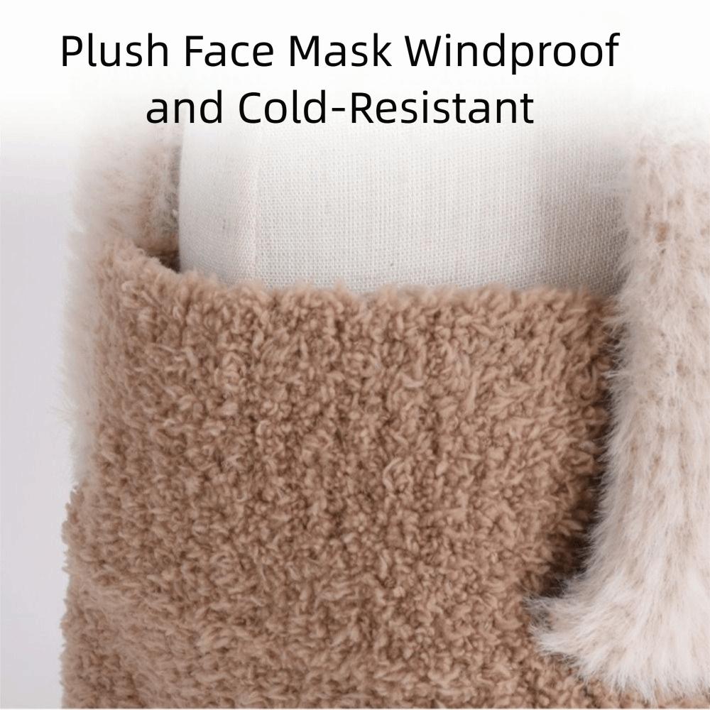 Knitted Beanie Rabbit Ear Winter Hat Warm Ears Pullover Cap Plush Scarf Hat  Kids Winter Wear