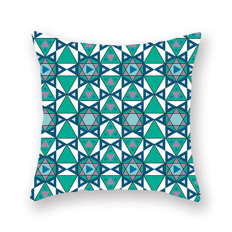 New Color Arrow Geometric Tea Blue Cushion Cover Pillowcase Home Living Room Sofa Chair Decoration Pillowcase