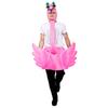 Pink Flamingos Costume Flamingo Hooded Jumpsuits Halloween Cosplay Costumes Flamingo Outfit for Flamingo Themed Party