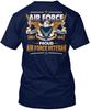 Air Force Veteran T-Shirt Made In USA Size S To 5XL