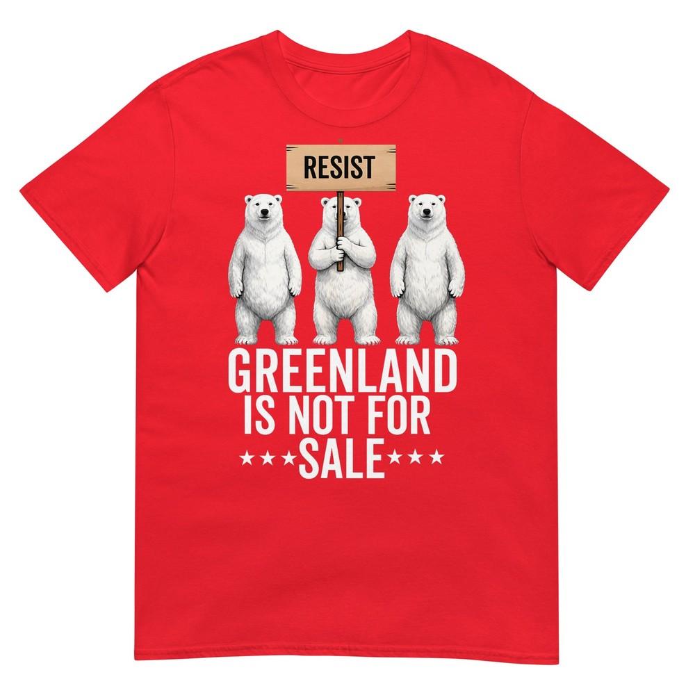 Greenland Is Not For Sale Polar Bear Greenland Denmark TShirt S
