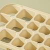 Silicone Ice Compartment Ice Cube Membrane Set 22 Compartment Ice Box with Lid Food Grade Ice Maker Household Ice Cream Moulds