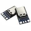 Reversible USB Type-C Female Port, 4-Point Solder Connector for DIY Keyboard Cable