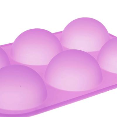 Silikon Seife Schokolade Formen Kuchen Backen Werkzeug Gebäck Form Runde Form 6 Löcher
