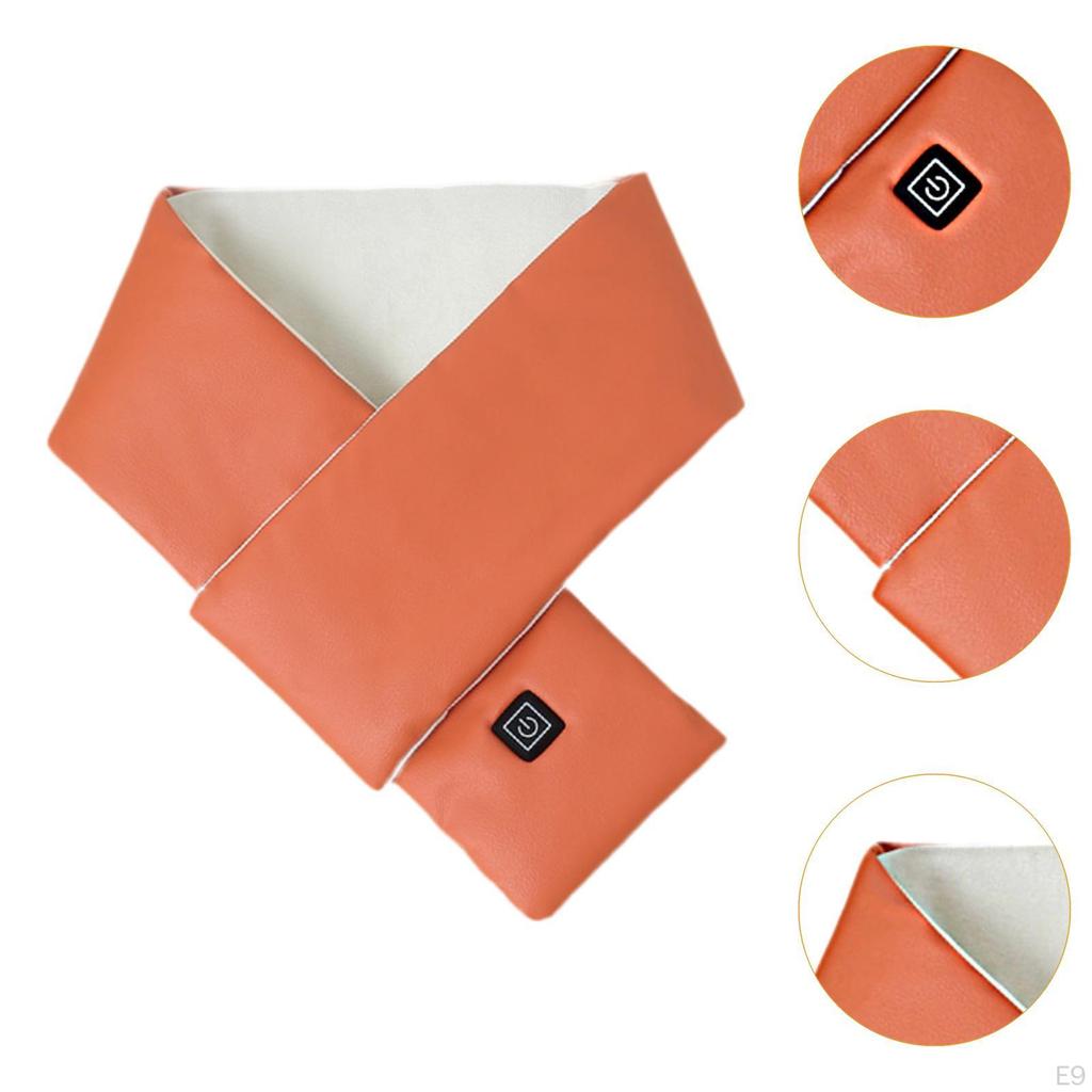 Heated USB Neck Scarf Neckerchief Warmer,Comfortable Shawl,Warm Wrap,Neck Heating Pad for
