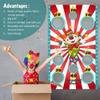 Clown Flag Childrens Bean Bag Toss Games Carnival Games  Funny   Children