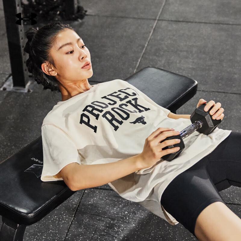 Under Armour Project Rock Women s Heavyweight Training T-Shirt XL