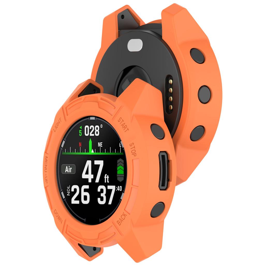 Watch Case for Garmin Descent G2/G1/G1 Solar/G1 Solar Letel Soft TPU Hollow Shockproof Bumper Frame