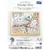 Olympus Thread Embroidery Kit Cross Stitch Nostalgic Story Design by Nitka The Ugly Duckling 7595 *Frames W-58 and W-59 are sold separately.