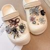 Shoe Decorations Imitation Pearl Colorful Flower Handmade DIY Beaded Shoe Buckle Shoes Decorative Accessories 2026 Fashion New