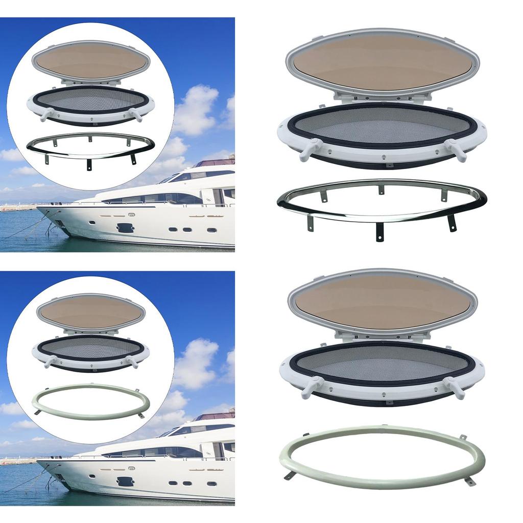 Oval Porthole Replacement Accessory Sturdy Internal Opening Window for Ships