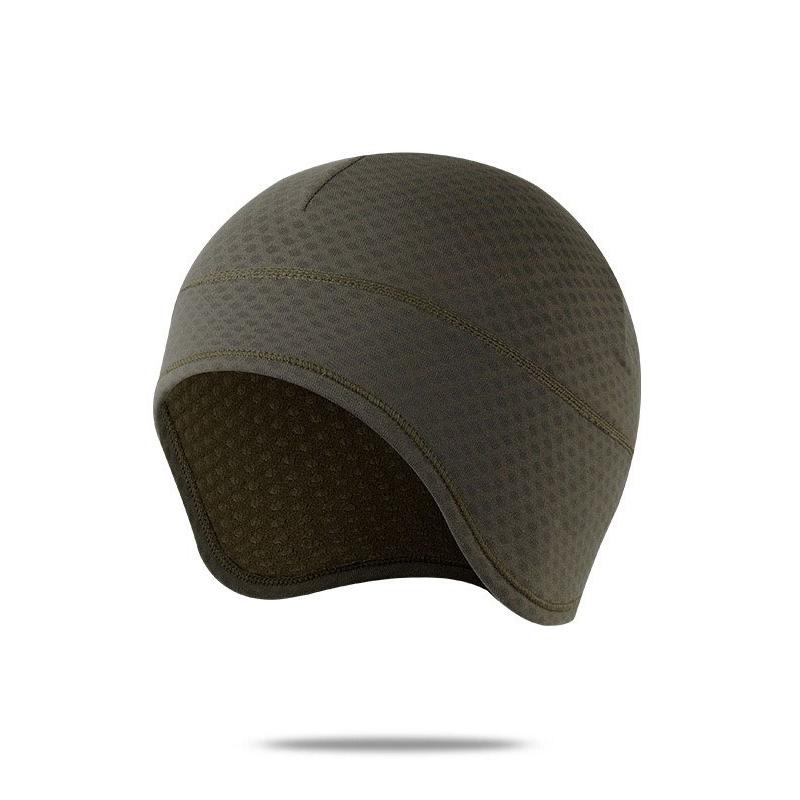 

Loogdeel Winter Skull Cap Warm Thick Windproof Beanie For Running Skiing Cycling Sports Fleece Hat зелений