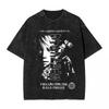 Nightmare Carousel T Shirt Residented Eviled Washed Oversized TShirt Cotton Summer Short Sleeve Tee Shirt Men Women Clothing