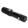 LED Handheld Flashlight USB Charging Portable 3 Gear Adjustment Zoomable Small Flashlight for Camping