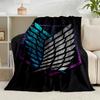 1PC Wings Of Liberty Flannel Blanket Gift, Suitable for Both Men And Women, Soft Ideal for Beds And Sofa, Birthday Or Christmas Gift
