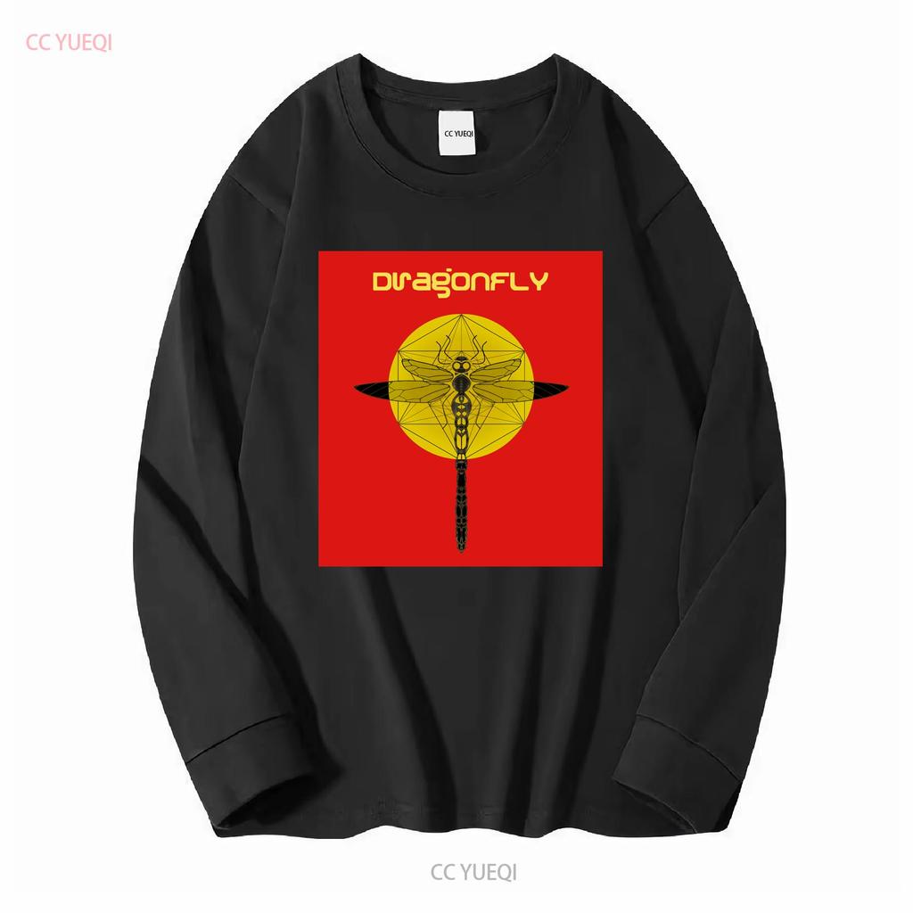 Psychedelic Trance Music Dragonfly Records Mens Cotton T Shirt vintage Washed Stretched Stylish Slightly Comfortable Versatile