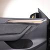 Carbon fiber Front inner door panel Trim sticker For Tesla Model 3/Y 2016-