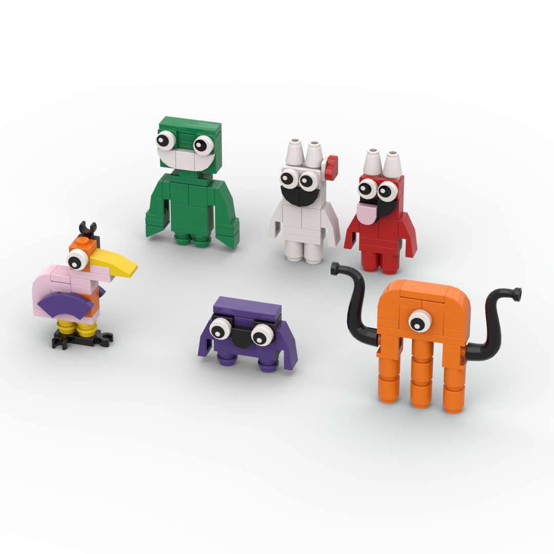 

3D дитячий пластиковий ігровий конструктор для підлітків і дітей Garten of Banban