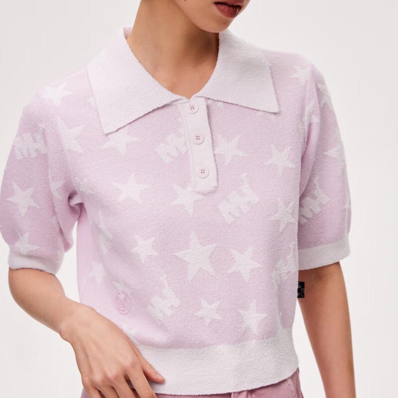 ONLY Women's NBA Co-branded Short-Sleeve Polo Knit Top