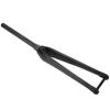 Garfo Dianteiro de Bicicleta Full Carbon para Estrada com Tubo Cônico e Eixo de Barril para Freio a Disco