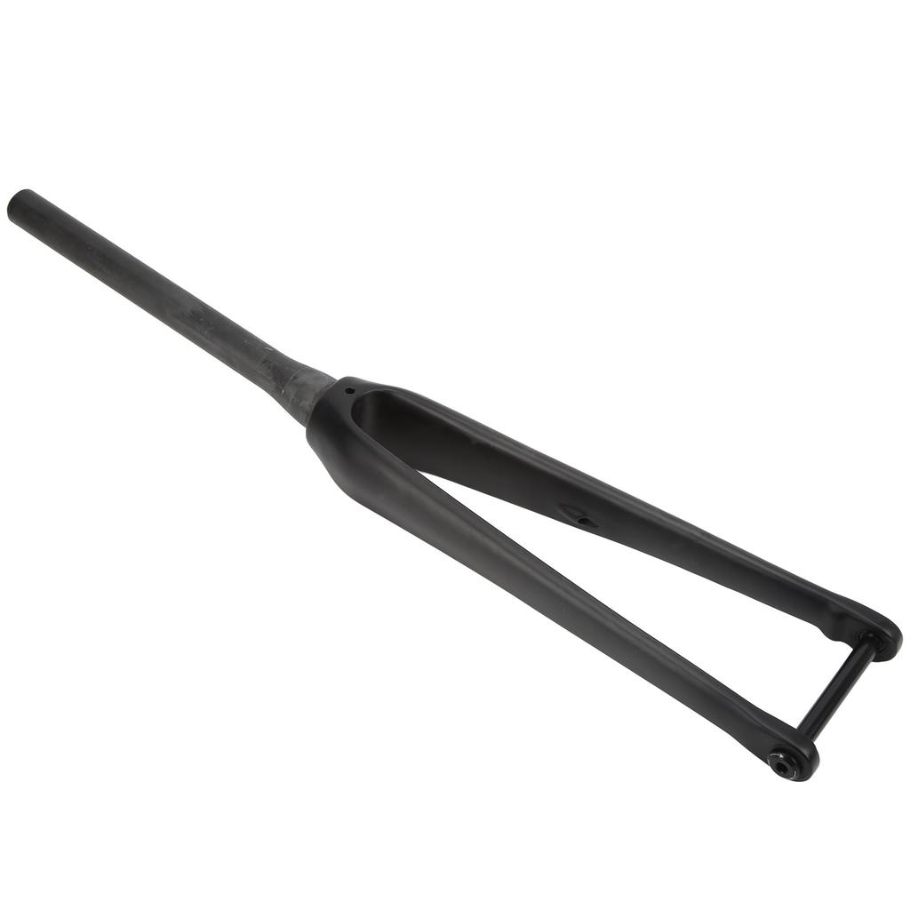 Garfo Dianteiro de Bicicleta Full Carbon para Estrada com Tubo Cônico e Eixo de Barril para Freio a Disco