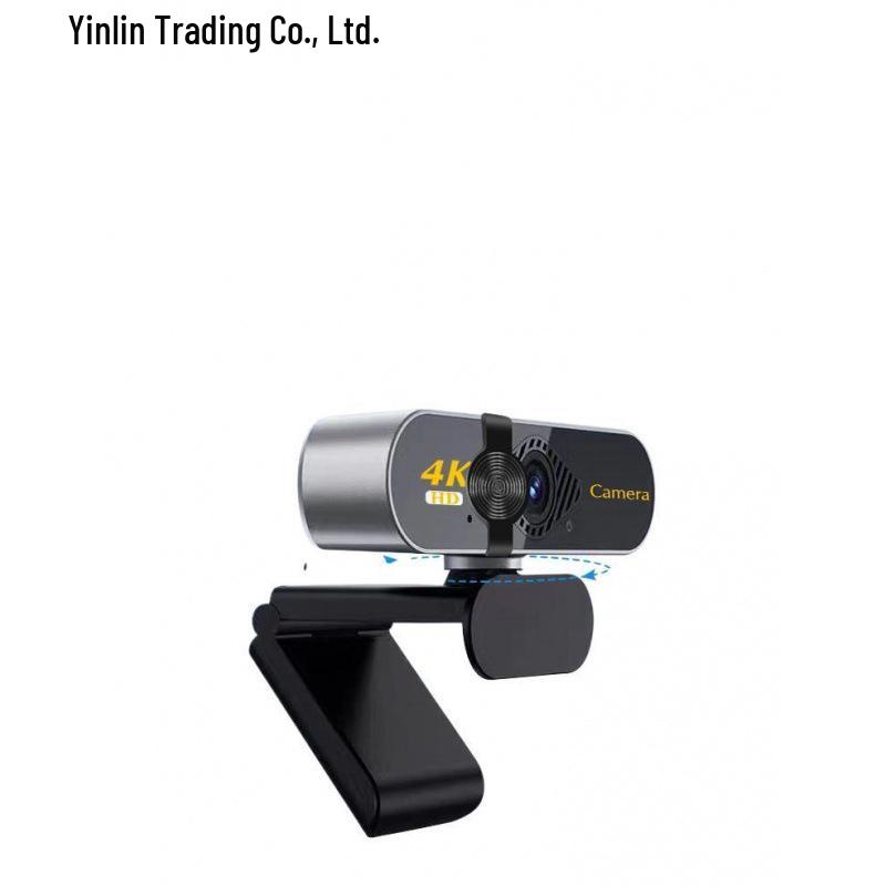4K USB Desktop Camera & Microphone for Streaming, Online Classes & Meetings