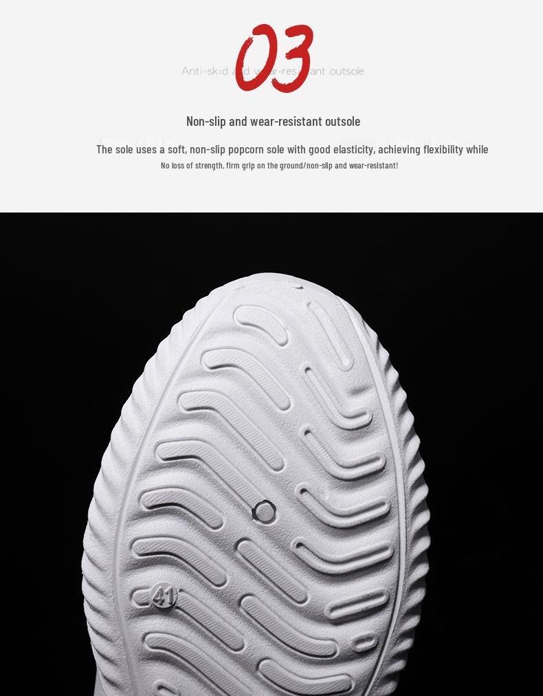 Summer Breathable Men's Mesh Shoes: Fashionable, Lightweight, Casual, Korean Style, Hollow-Out Design for Students.