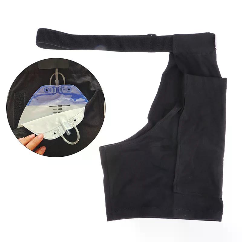 Water Resistant Adjustable Ostomy Bag Cover Washable Urine Leg Bag Pouch