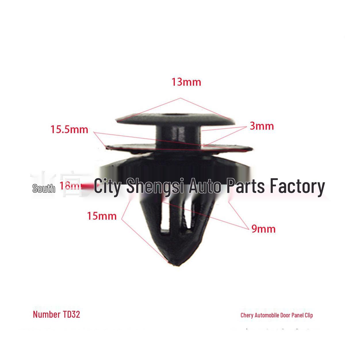 

Infiniti Nissan Chery Car Door Panel Decor Fixing Buckle for Tiida, Livina, Qashqai, Paladin 10,000 pieces
