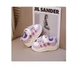 Children's Spring and Autumn Cute Foreign Style Non-slip Strawberry Girls Sneakers Running Shoes Board Shoes Cartoon Student Shoes