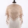 Fashion Lace Triangular Scarf, Women's Headscarf, Shawl Decoration, Neck Protection Scarf, Women's Scarf