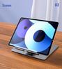 Adjustable Aluminum Tablet & Phone Stand: Foldable, Telescopic, Rotating, Portable.