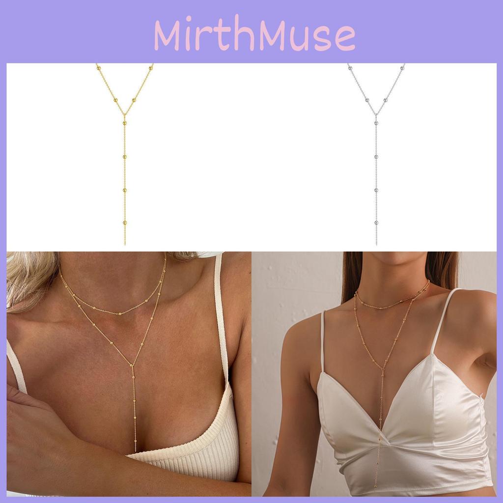 Fashionable Long Pendant Chain With Geometric Design For Daily Casual Wear