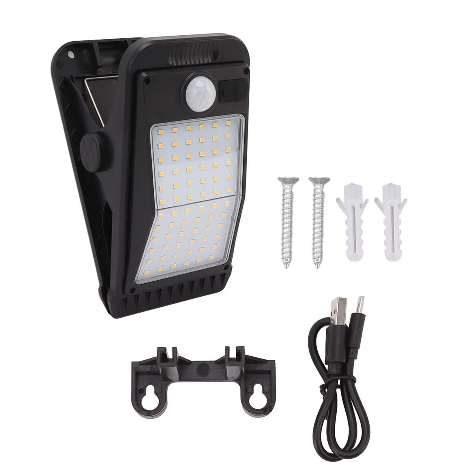 

1 шт. USB солнечная клипса-лампа со встроенным аккумулятором USB человеческое тело индукция 72 светодиодный светильник для улицы