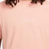Jordan Solid Color Letter Print Crew Neck Short Sleeve T-Shirt Men Tops Pink DM3182-824