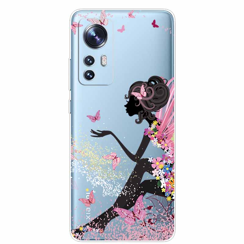 For Xiaomi 12T Case Clear Bumper Soft TPU Phone Cases for Xiaomi 12T Pro 5G Silicone Cover 6.67'' 12 T Transparent Slim Fundas