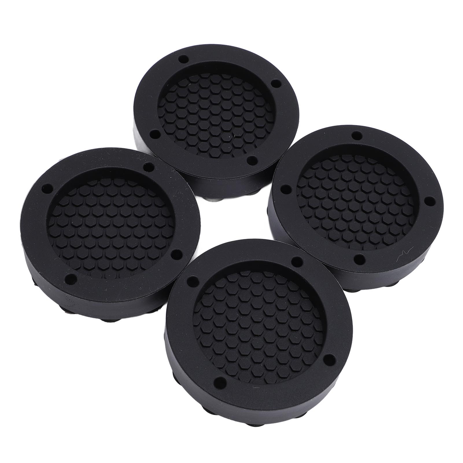 4pcs Washing Machine Vibration Damper with Powerful Suction Cup Washing Machine Anti Vibration Mat