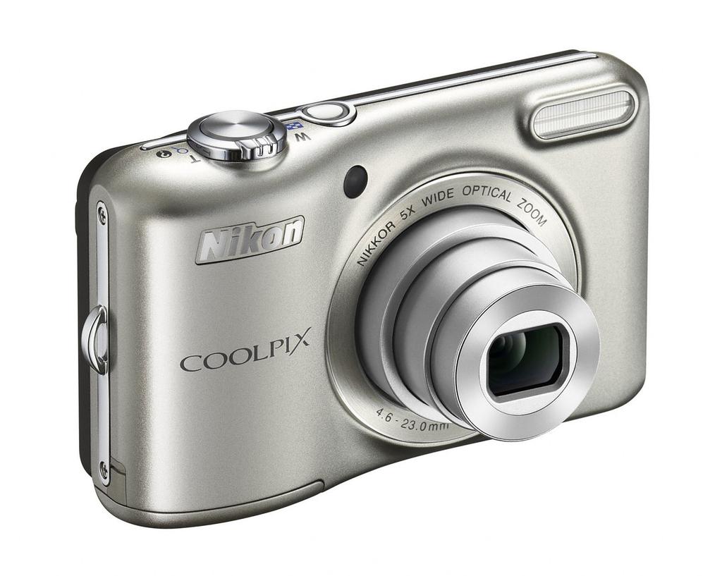 Nikon COOLPIX L28 Digital AA Battery L28SL Camera, 20.05 Megapixels, Compatible, Silver,