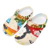 Men Women Cartoon Printed EVA Clogs Flexible Lightweight Slip On Casual Shoes Flexible Soft Sole Summer Sandals Easy Daily Wear