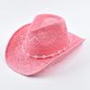 Summer Western Style Sun Hats for Women Girls Seaside Travel Straw Hat Suitable for Music Festivals, Matching